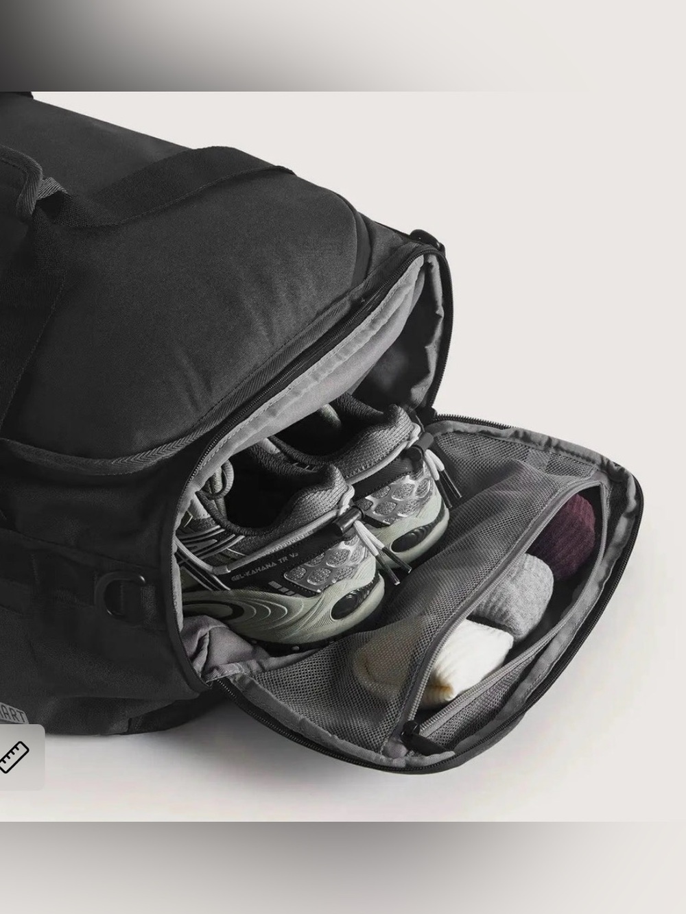 Bagsmart NWT Black Utility Duffel/Backpack Bag - Picture 5 of 13